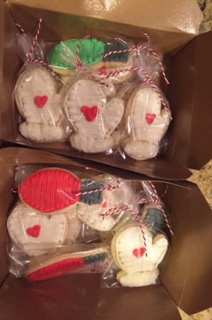 Box of Winter Mitten Sugar Cookies