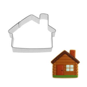 House Cabin 4 inch Cookie Cutter