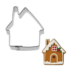 Mini Gingerbread House Cabin 1.5 inch Cookie Cutter
