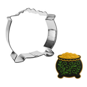 Pot of Gold Cauldron 4 inch Cookie Cutter