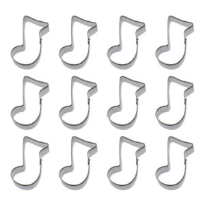 1 Dozen Mini Music Note Cookie Cutters