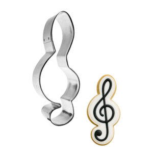 G Clef Music 4 inch Cookie Cutter