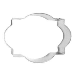 Oval Plaque Cookie Cutter