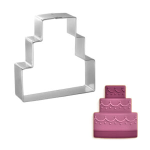 Wedding Cake 4 inch Cookie Cutter