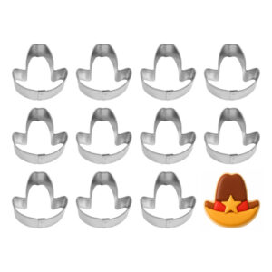 1 Dozen Mini Cowboy Hat 1.5 inch Cookie Cutters