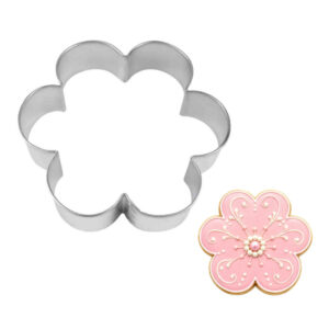 Scalloped Round Flower Circle 3.75 inch Cookie Cutter