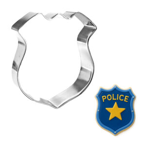 Police Badge 3.5 inch Cookie Cutter