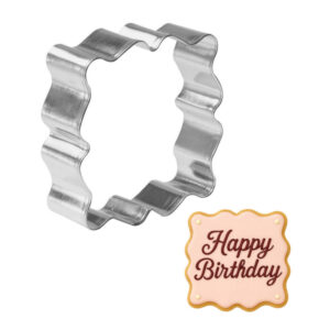 Small Square Plaque 3 inch Cookie Cutter