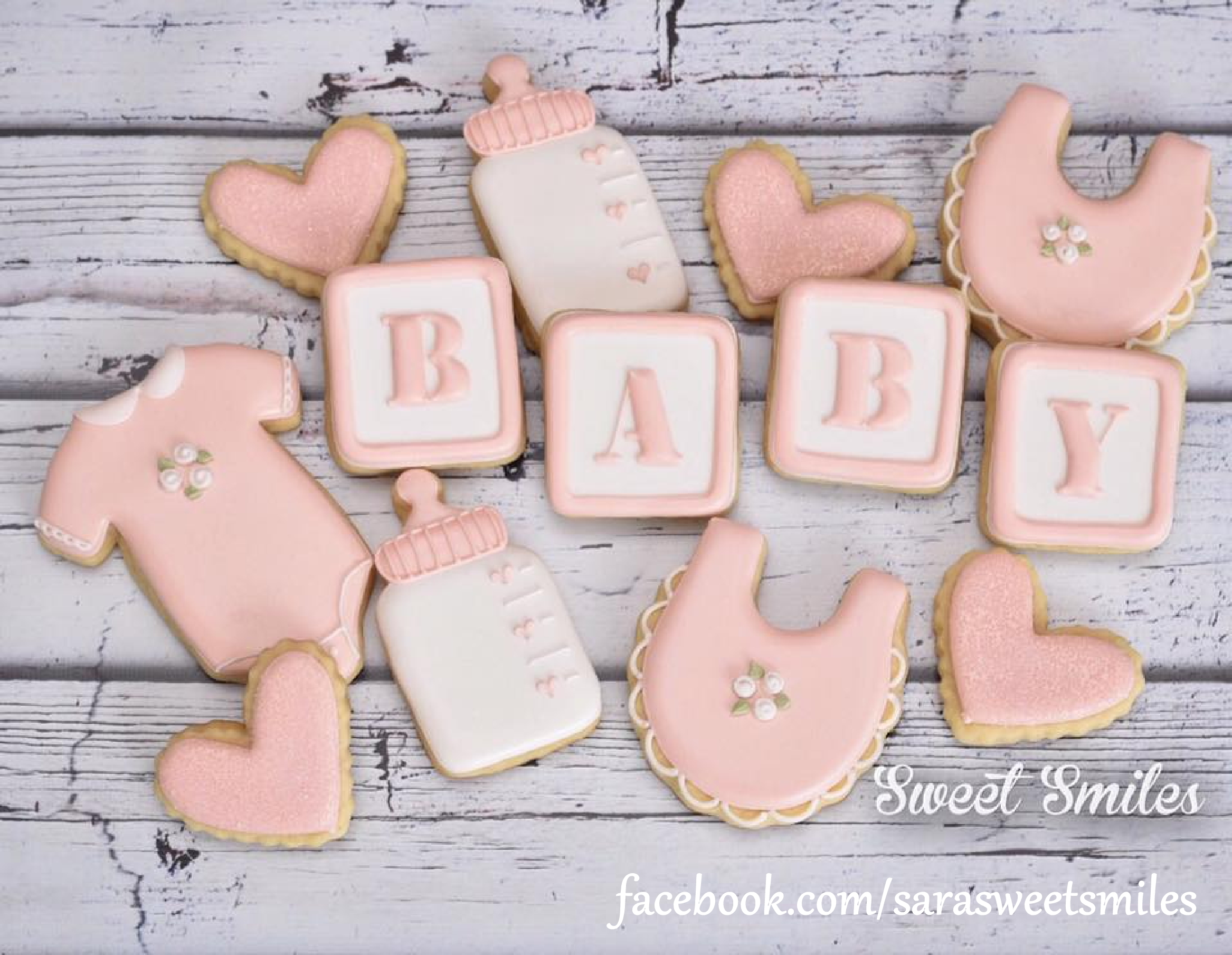 Pink Baby Cookies