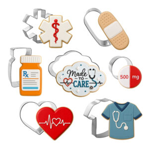 7 Piece Medical Cookie Cutter Set