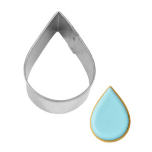Mini Tear Rain Drop 1 7/8 inch Cookie Cutter