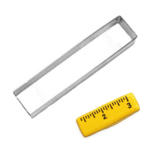 School Ruler 5 inch Cookie Cutter