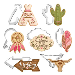 7 Piece Southwestern Boho Cookie Cutter Set