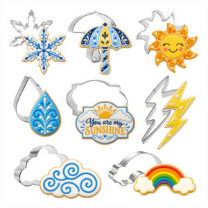 8 Piece Weather Cookie Cutter Set