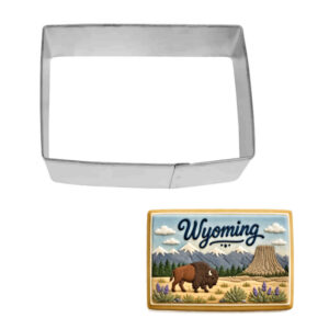 Wyoming State 3.5 inch Cookie Cutter