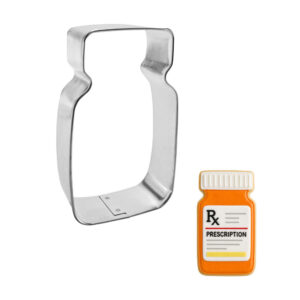 Pill Rx Bottle 3.75 inch Cookie Cutter