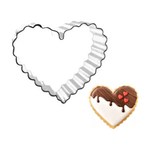 Fluted Small Heart 2.5 inch Cookie Cutter