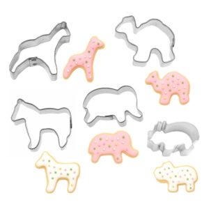 5 Piece Mini Circus Animal Cookie Cutter Set