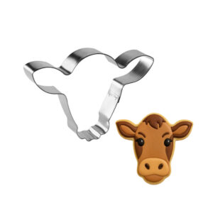 Steer Cow Head Face 5.25 inch Cookie Cutter