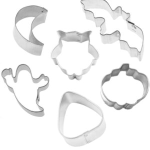6 Piece Mini Halloween Cookie Cutter Set