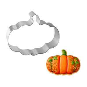 Squatted Chubby Pumpkin 3.75 inch Cookie Cutter
