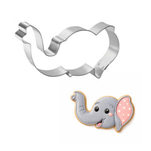 Elephant Face 5 inch Cookie Cutter