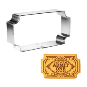 Ticket 3.75 inch Cookie Cutter