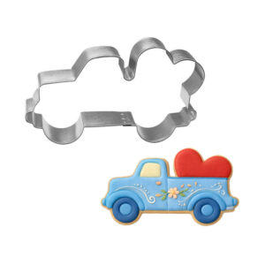 Truck with Heart 5 inch Cookie Cutter