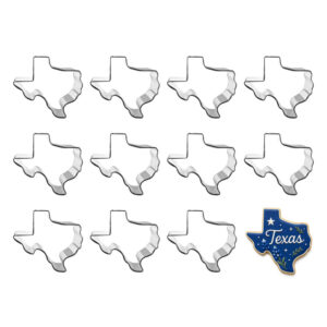 1 Dozen (12) Mini Texas State 2 inch Cookie Cutters