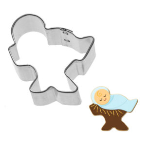 Baby Jesus in Manger 2 inch Cookie Cutter