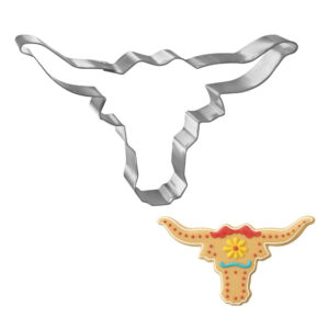 Western Longhorn 6 inch Cookie Cutter