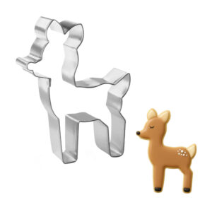 Cute Fawn Deer 4.25 inch Cookie Cutter