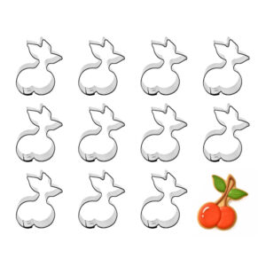 1 Dozen (12) Mini 1.5 inch Cherries Cookie Cutters
