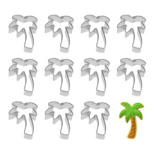 1 Dozen (12) Mini 1.5 inch Palm Tree Cookie Cutters