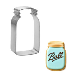 Mini Mason Jar 2 inch Cookie Cutter