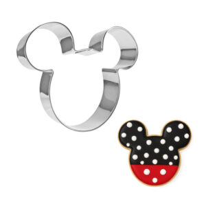 Mouse Face Head with Ears 4 inch Cookie Cutter