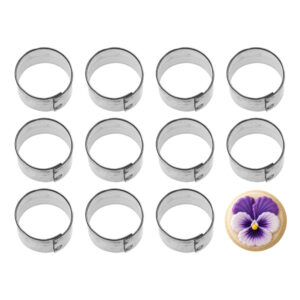 1 Dozen (12) Circle Round 1 inch Cookie Cutters