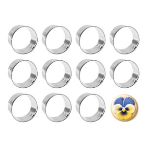 1 Dozen (12) Circle Round 2 inch Cookie Cutters
