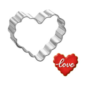 Mini Fluted Heart 1.5 Inch Cookie Cutter