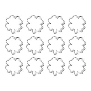1 Dozen (12) Mini 1.75 inch Four Leaf Clover Cookie Cutters