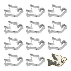 1 Dozen (12) Mini Dove 1.5 inch Cookie Cutters