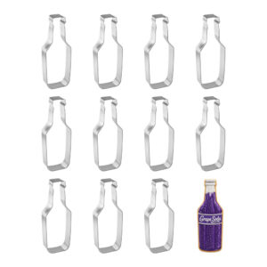 Large Soda Pop Beer Bottle 6 inch Cookie Cutter - 1 Dozen (12 count)