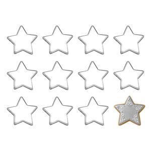 Star 3.5 inch Cookie Cutter - 1 Dozen (12 count)