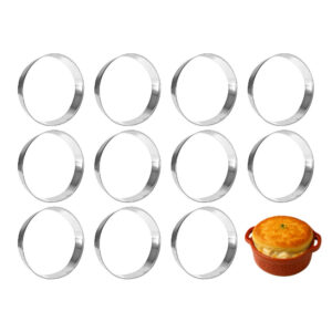 Biscuit Circle Round Single/Dozen 5 inch Cookie Cutter - 1 Dozen (12 count)