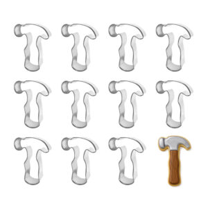 1 Dozen (12) Mini Hammer 2 inch Cookie Cutter