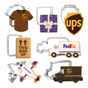 7 Piece UPS/FedEx Shipping Cookie Cutter Set