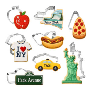 8 Piece New York NY Cookie Cutter Set