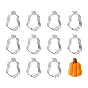 1 Dozen (12) Mini Tall Pumpkin 1.75 inch Cookie Cutter