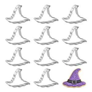 1 Dozen (12) Mini Witch Wizard Hat 2 inch Cookie Cutter