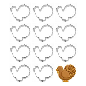 1 Dozen (12) Mini Turkey 1.75 inch Cookie Cutter